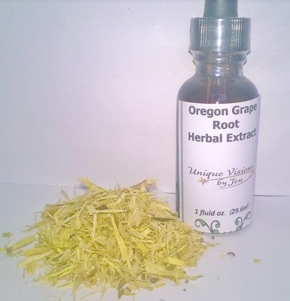 Oregon Grape Root Extract 1 oz herbal by uniquevisionsbyjen