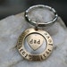 A daughter's first love - Father's Day - Dad - hand forged and hand stamped keychain/keyring
