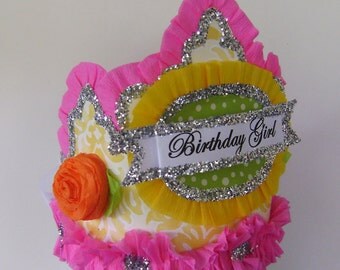 Birthday  Crown/Hat  BIRTHDAY GIRL  or customize-  Adult or Child