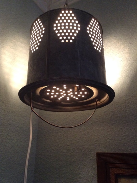 Vintage Minnow Bucket Light