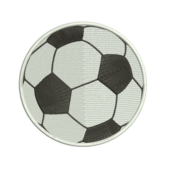 Soccer Ball Embroidery Design Instant Download