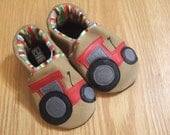 baby boy red tractor shoes 18-24 months /size 6