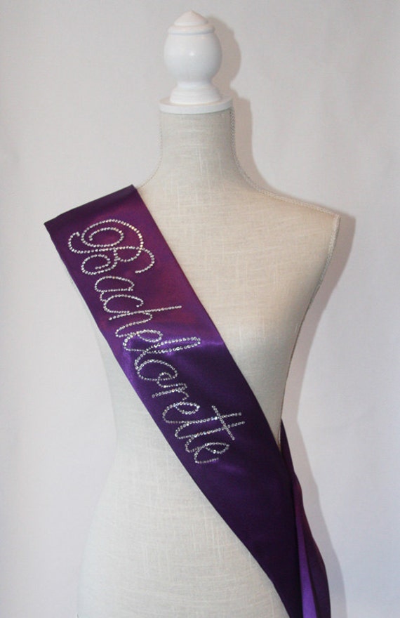 Bachelorette Party Sash Wedding Sash. Soon To Be Getting