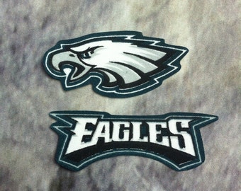 Philadelphia Eagles iron on applique set