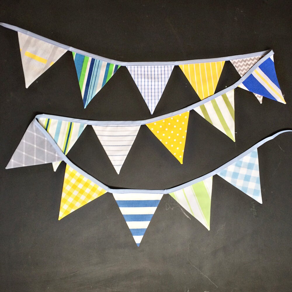 Handsome Baby Boy Nursery Decor / Fabric by TheBuntingPlace