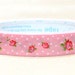Shabby Rose polka dots Deco Tape adhesive Stickers on pink DT321