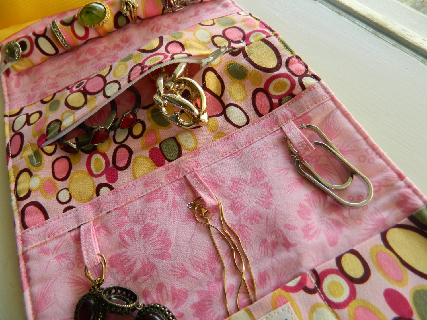 Soft Travel Jewelry Roll Travel Jewelry Case Travel Jewelry