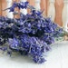 SALE DRIED FLOWERS Lovely Petite Natural Dark Blue Larkspur Flower Bunch Wedding, Cottage, Shabby, Prim