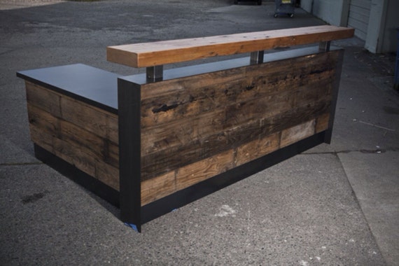 ADA reclaimed reception desk