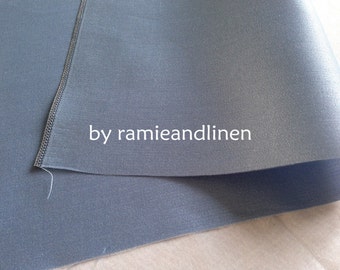 Silk fabric, light Blue Silk wool blend fabric, half yard by 44" wide