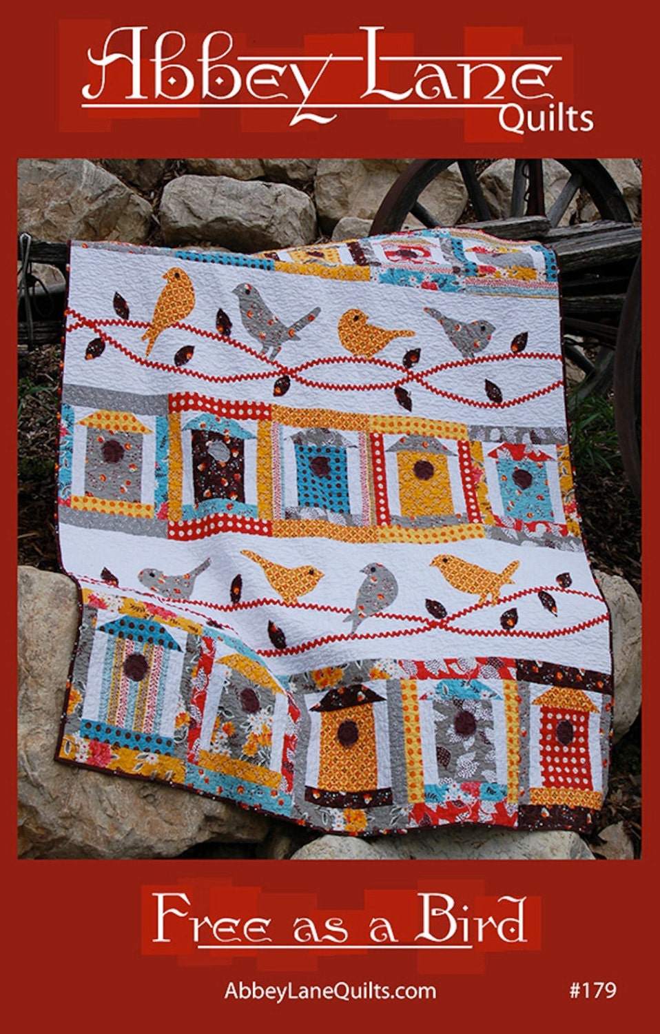 Abbey Lane Free As a Bird Quilt Pattern Fat Quarter Friendly