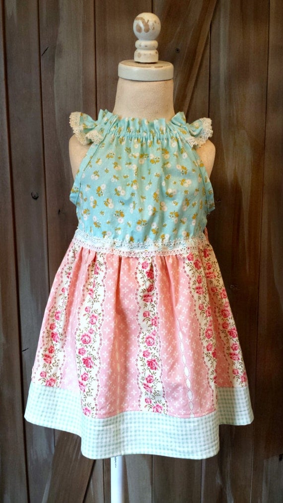 RTS Shabby Chic Dress Baby Toddler Girl's by TheStripedSwallow