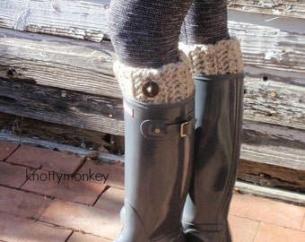 Crochet Boot Cuffs Knit Boot Topper Leg Warmer Boot Socks Wellies Socks Gift for Her, Teen, Women Fall Apparel, Winter Fashion