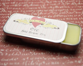Solid Perfume - Eve - Perfume Crème Tin - Blood Oranges, Fig, Sliced Apple, Rose, Lily of the Valley