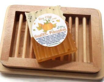 NEW - LARGER - Wooden Soap Dish - Ladder in Tray Style Soap Dish - Beech Wood Soap Dish