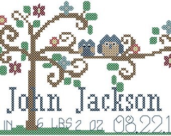 Boys cross stitch | Etsy