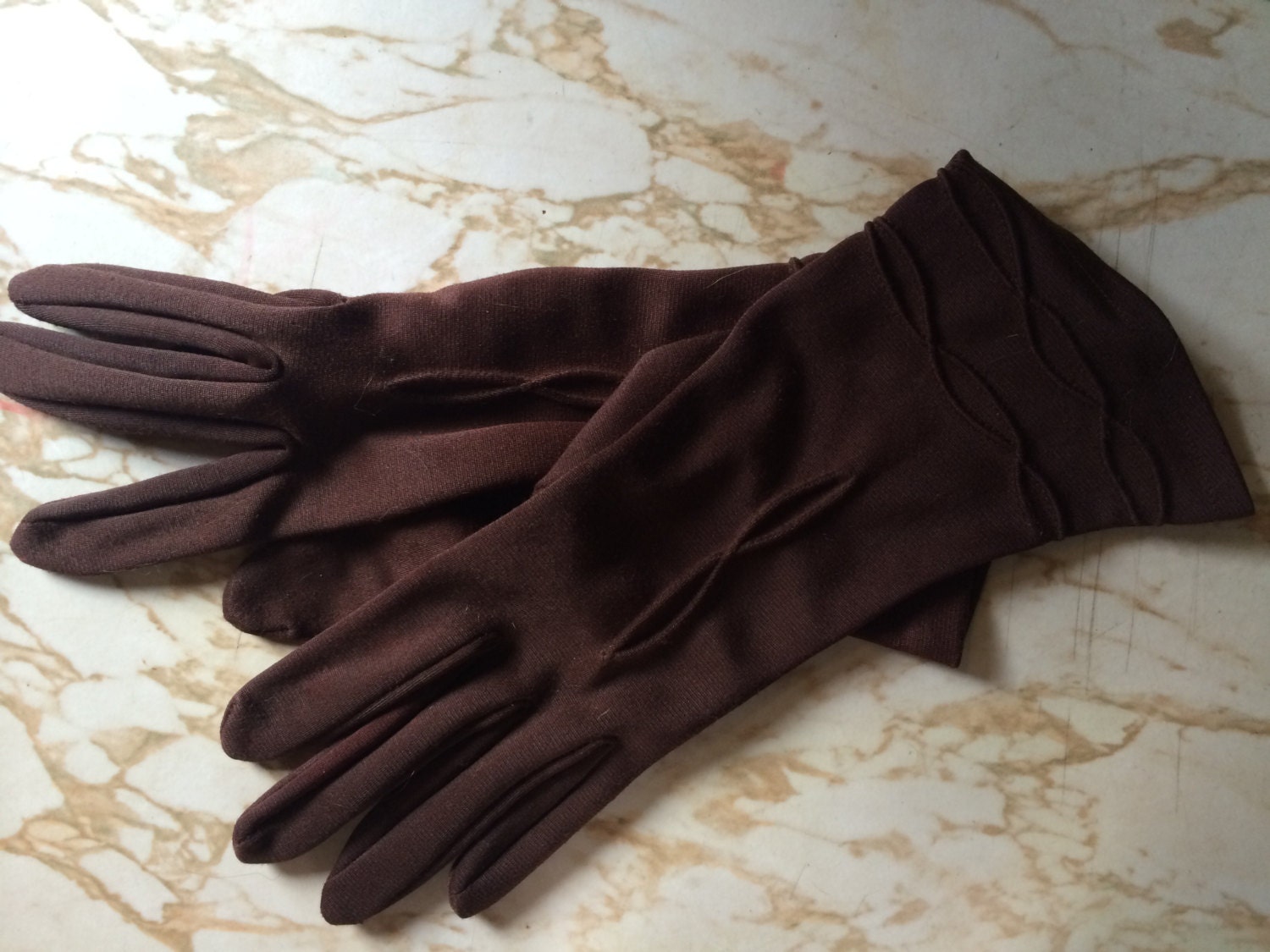 Vintage Brown Gloves Haute Juice