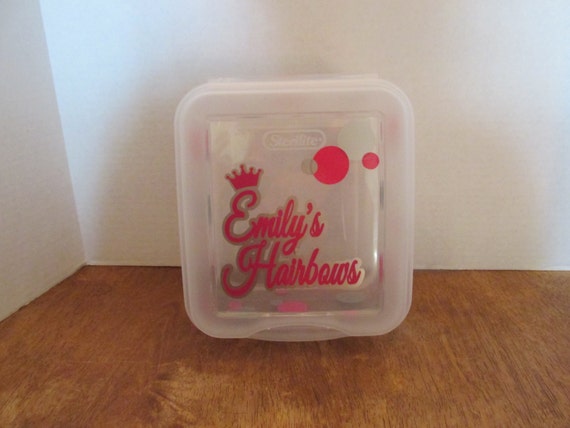 Personalized ChildrensToy Hair Bow Box