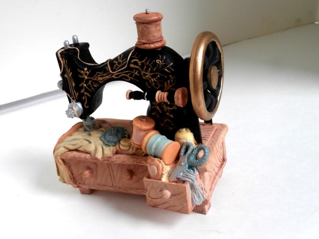 Victorian Celluloid Jewelry Box Sewing Box Trinket Box - The Junk Parlor