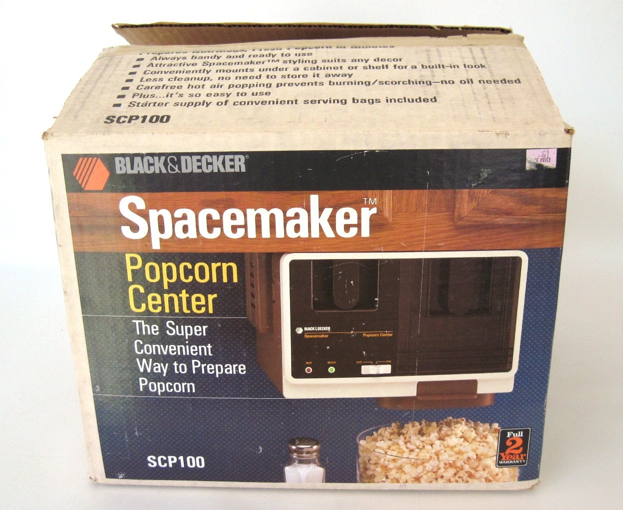 Black & Decker Spacemaker Popcorn Popper Mounts Under Counter