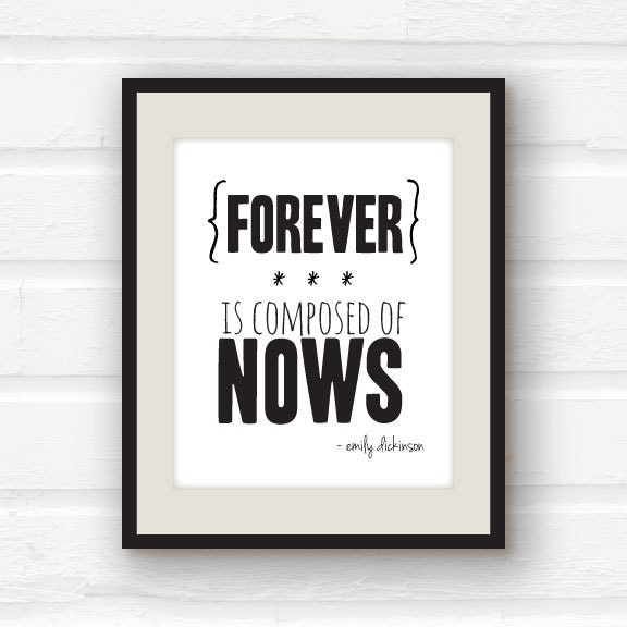 Inspirational Quote Typography Print Typographic Print