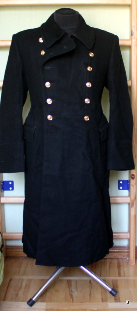 Used Steampunk Goth Vintage Greatcoat Russian by ingryda123