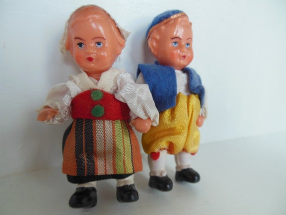 1950's celluloid dolls