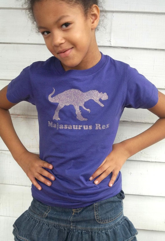 Personalized girl dinosaur birthday t shirt, Trex and fun dinosaur