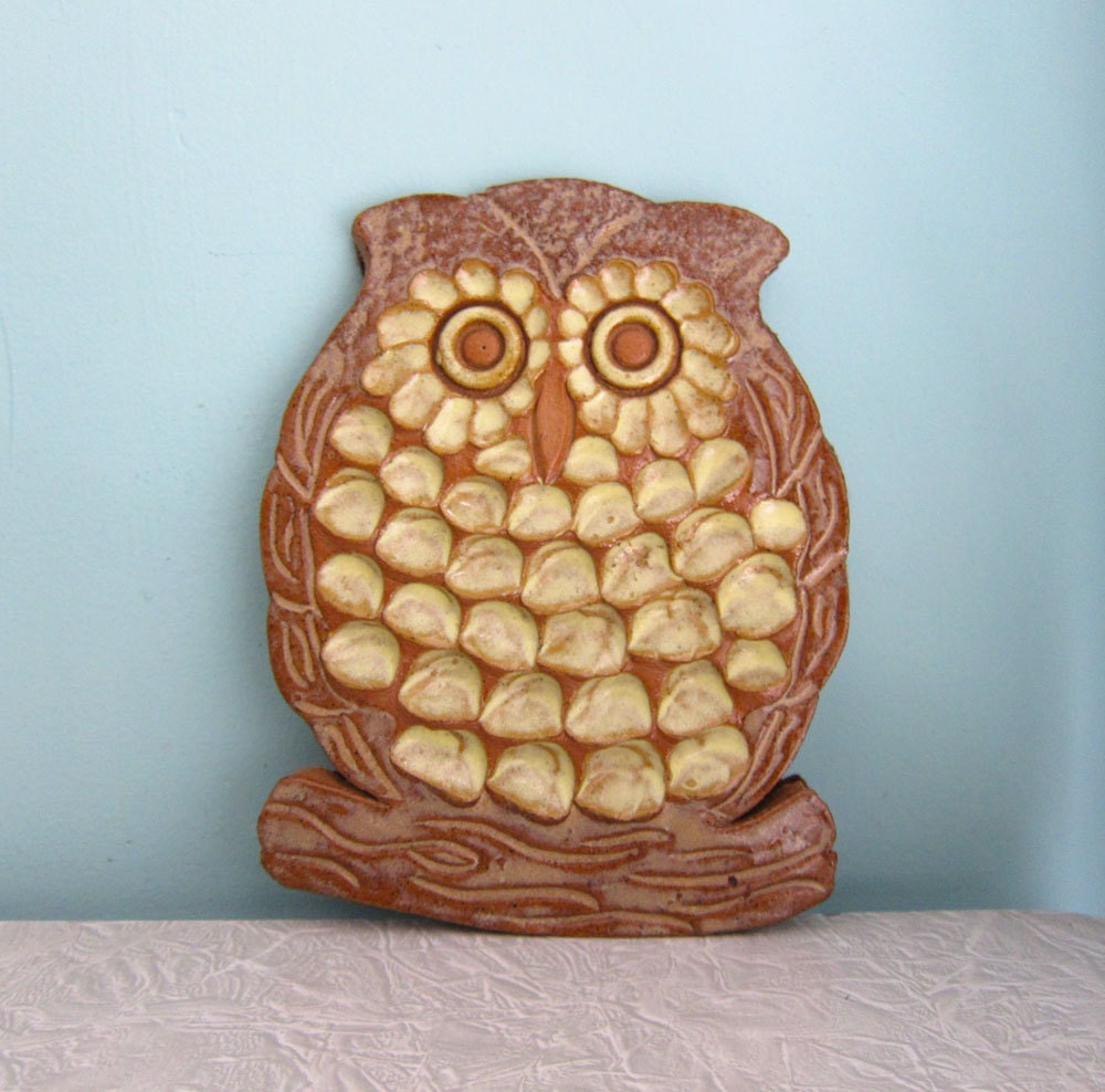 Owl Trivet Ceramic Owl Trivet