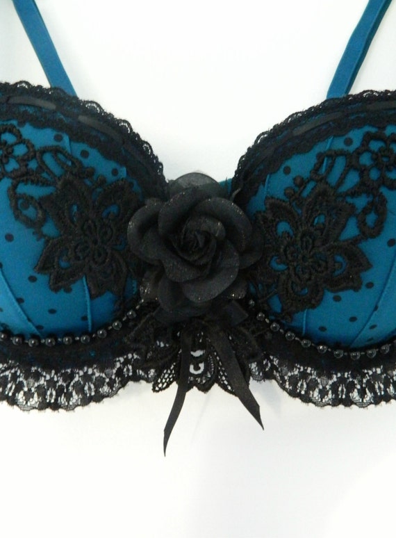 Rich Teal And Black Bra Burlesque Fusion Belly Dance Promo 