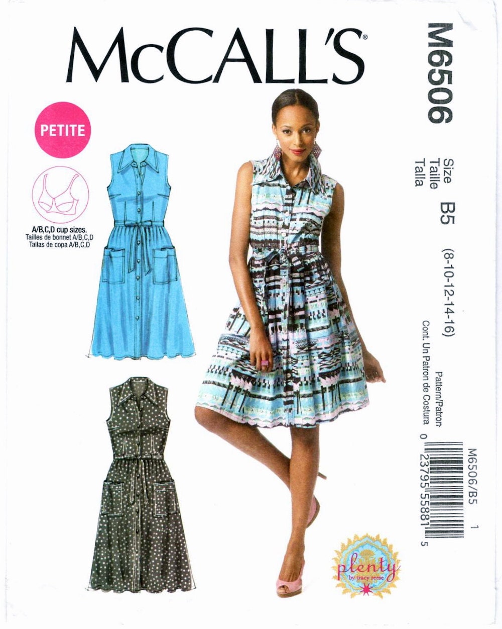 Plenty by Tracy Reese shirt dress pattern M6506