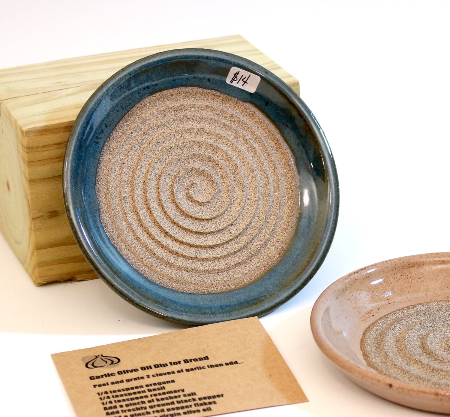 Ceramic Garlic Grater Garlic Grater Dish by LaurenBauschOriginal