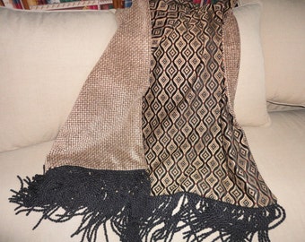 One of a Kind Designer Reversible Throw Blankets by AlexsAttic