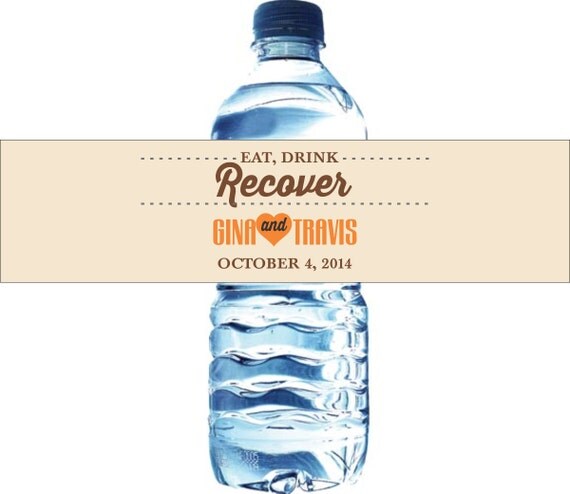 30 Wedding Water Bottle Labels - Need a different quantity? Click on the "choose total" tab to see all pricing Il_570xn