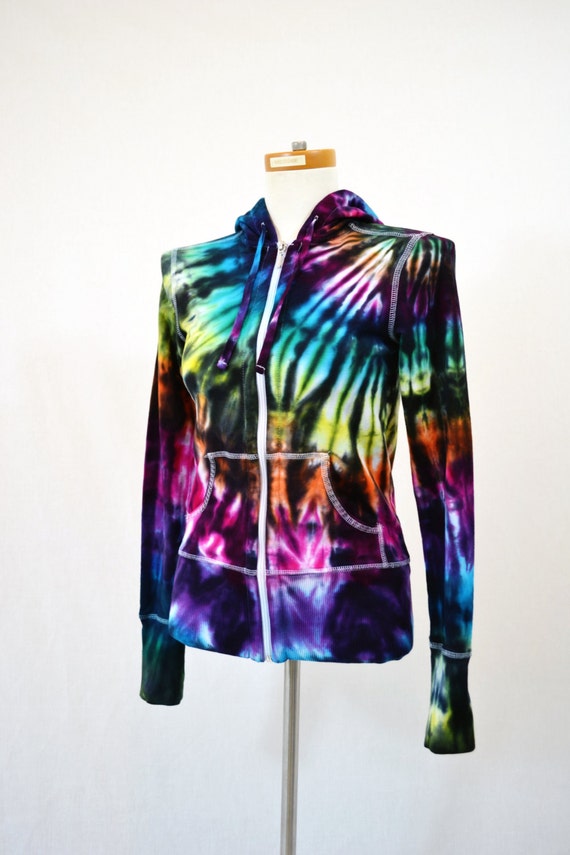 hippie tie dye hoodie