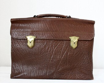 french leather briefcase