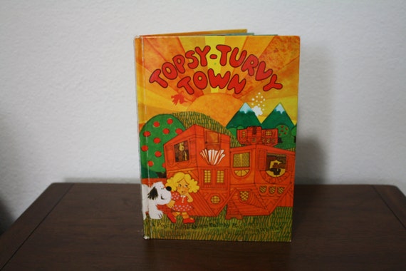 Vintage Topsy Turvy Town Pop Up Book by 1SweetDreamVintage on Etsy