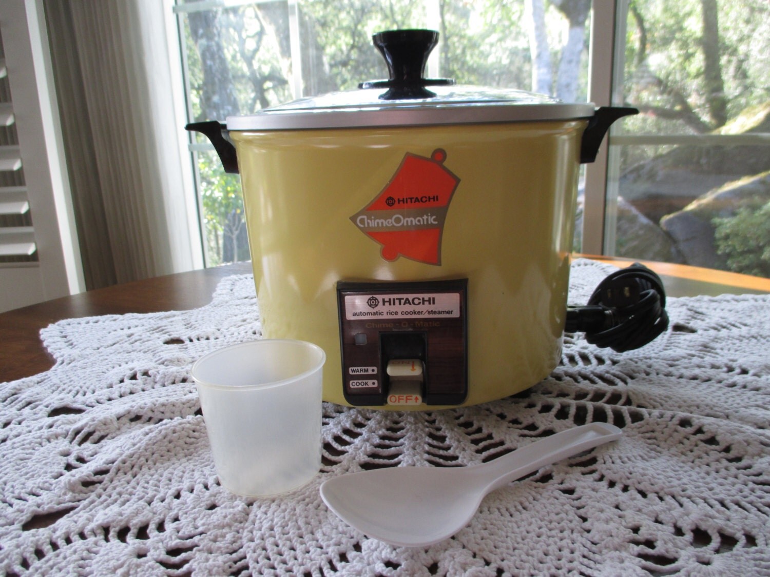 Vintage Hitachi Chime O Matic Rice Cooker/Steamer