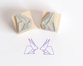 Rubber Stamps "Origami Bunnies" (Set of 2)