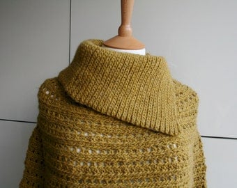 Crochet pattern, crochet poncho pattern, cowl crochet pattern, collar wrap crochet pattern (181) Instant download