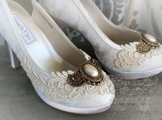 victorian bridal shoes