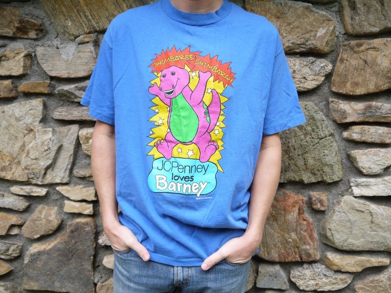 vintage barney t shirt