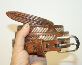 small leather belt
