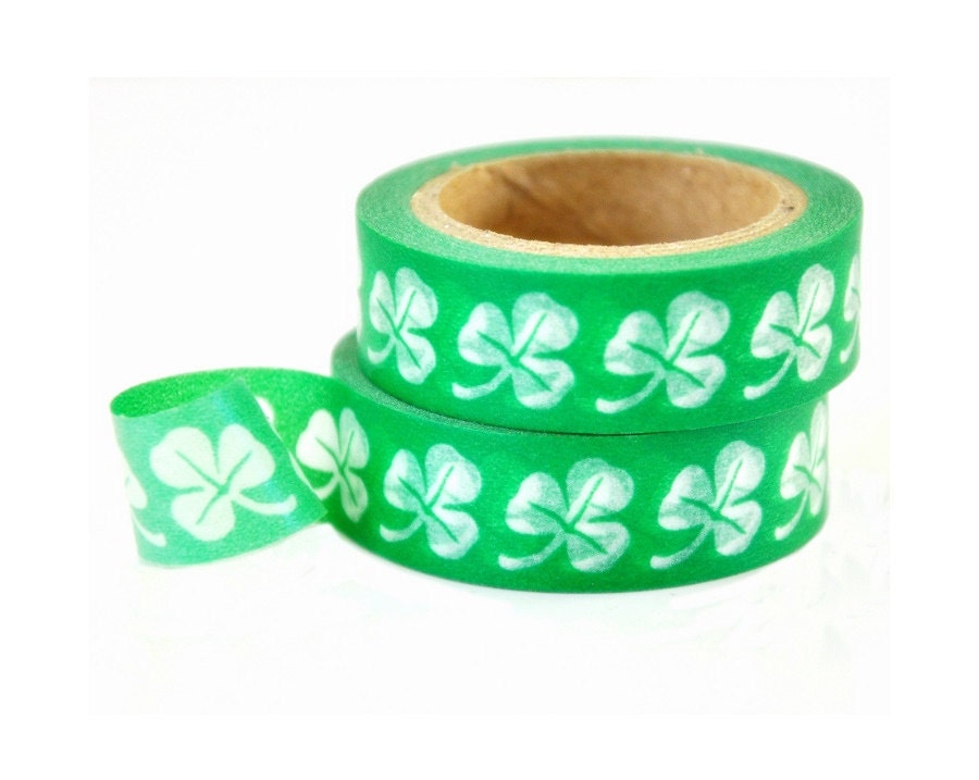 Shamrock Green Washi Tape St Patricks Day