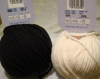 Adriafil NAVY Cotton Blend Chunky Yarn -SALE - only 2.99 USD per ball