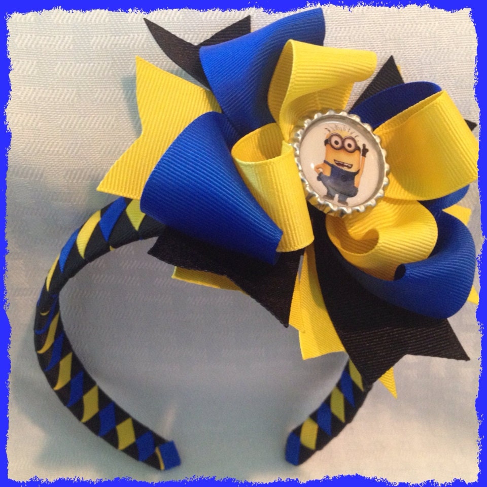 Minion Inspired Headband by camyscloset on Etsy