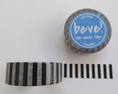 Washi Tape in Black & White Stripe, 15mm x 10m Il_170x135