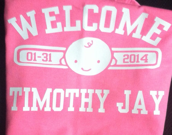 welcome baby shirts