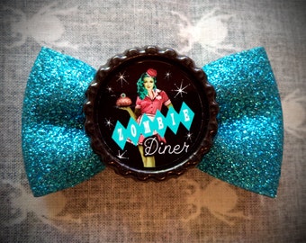 Zombie Diner Hair Bow