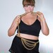 Layered Gold Chain Belt by ReadyToStare on Etsy